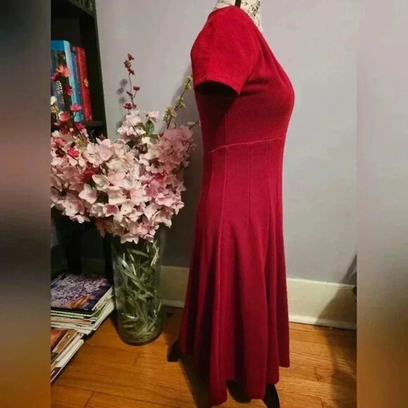 Anthropologie (Maeve) knit “A” Line silhouette dress. Fully lined with slip. - Picture 2 of 4